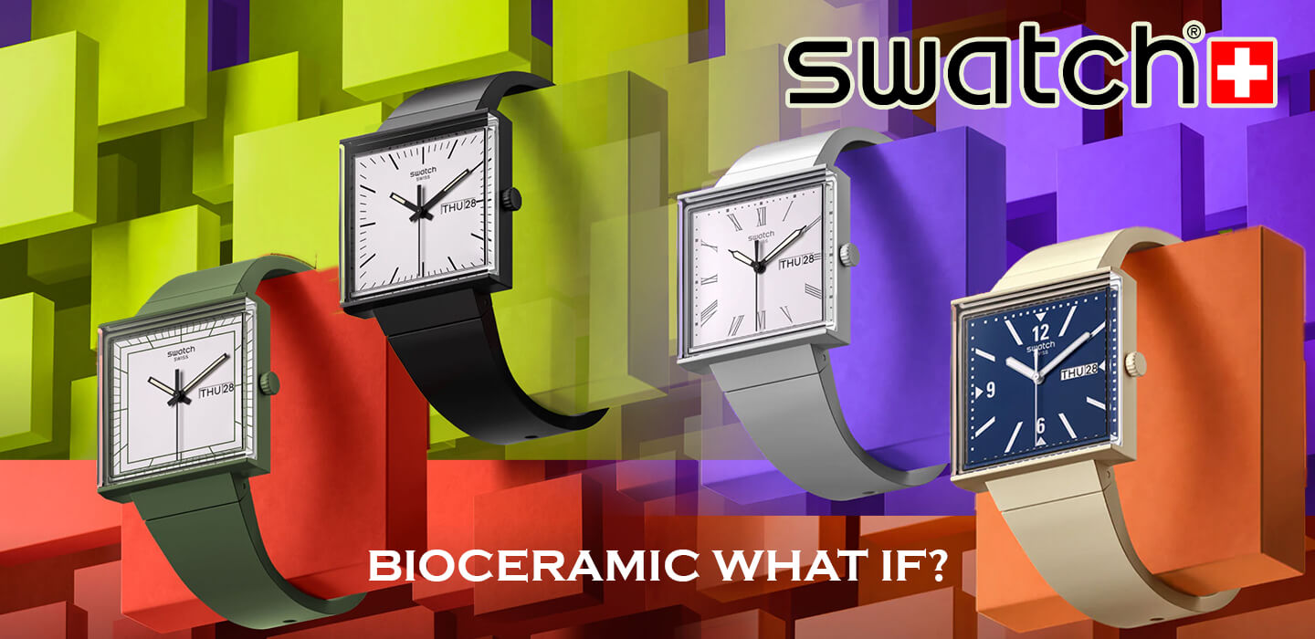 Η νέα συλλογή της SWATCH - WHAT IF? BIOCERAMIC