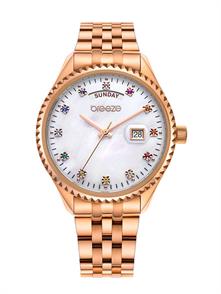 Pink Gold Tone Stainless Steel